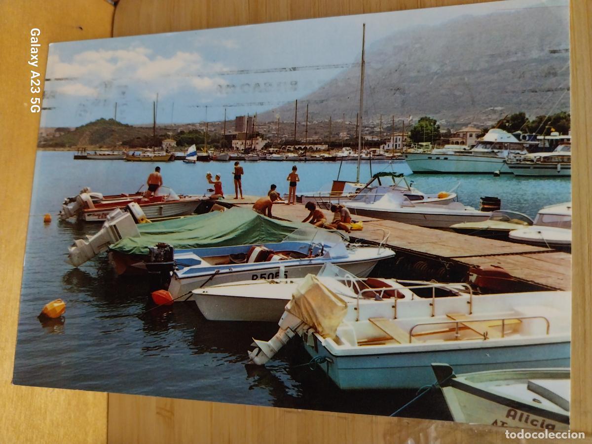Postales: CLUB REGATAS DENIA ED RO FOTO 3 CIRCULADA EN 1974 BARCAS ORIGINAL