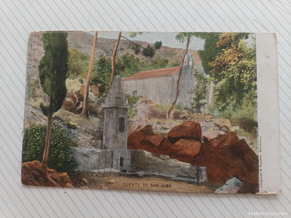 Postales: DESIERTO DE LAS PALMAS CASTELLON FUENTE DE SAN JOSE POSTAL PUBLICIDAD GRAN LICOR CARMELITANO