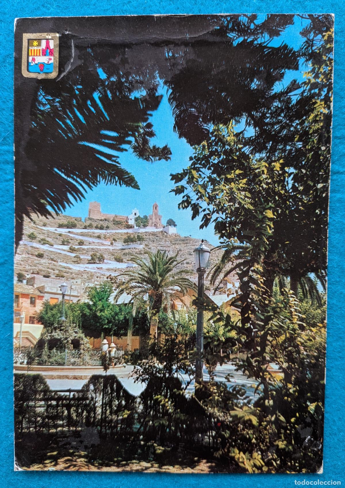 Postales: RW POSTAL CULLERA VALENCIA EL CASTILLO DESDE LOS JARDINES DEL MERCADO P1835