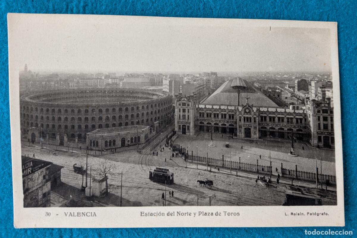 Cartes Postales: RW POSTAL VALENCIA ESTACION DEL NORTE Y PLAZA DE TOROS P1845