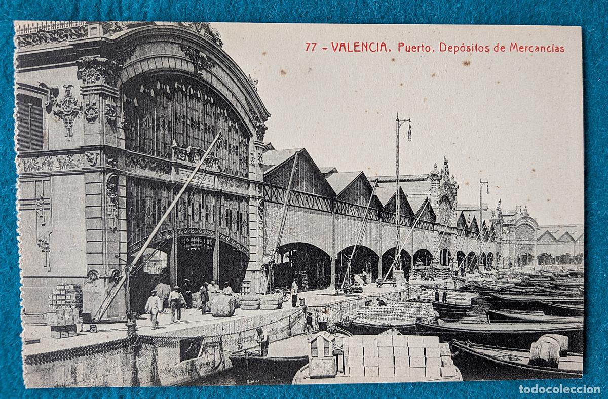 Postales: RW POSTAL VALENCIA PUERTO DEPOSITOS DE MERCANCIAS P1851