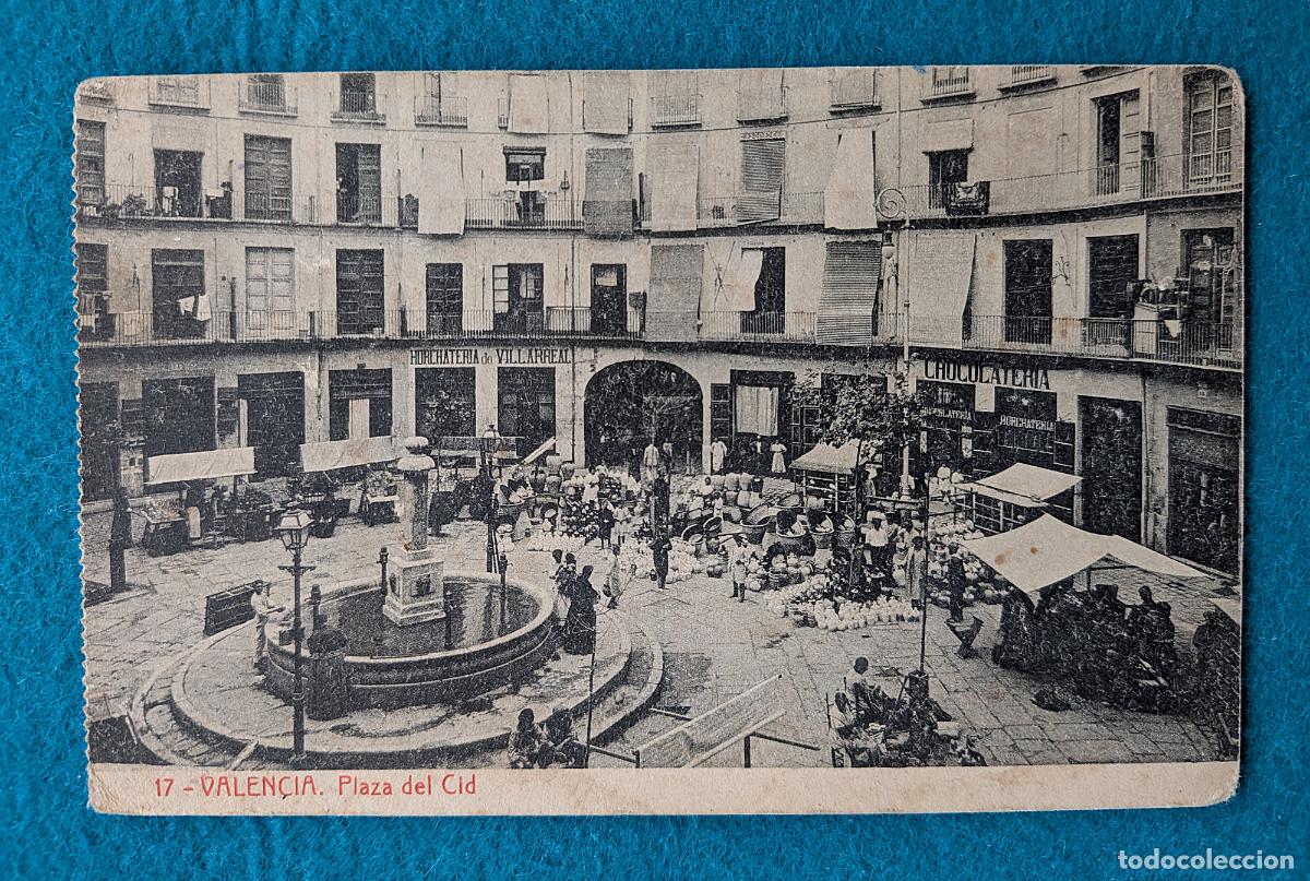 Postales: RW POSTAL VALENCIA PLAZA DEL CID PLAZA REDONDA P1853