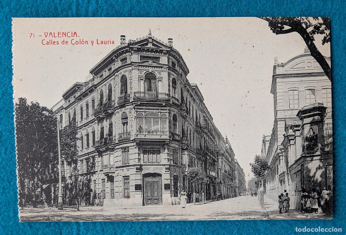 Postales: RW POSTAL VALENCIA CALLES DE COLON Y LAURIA P1855
