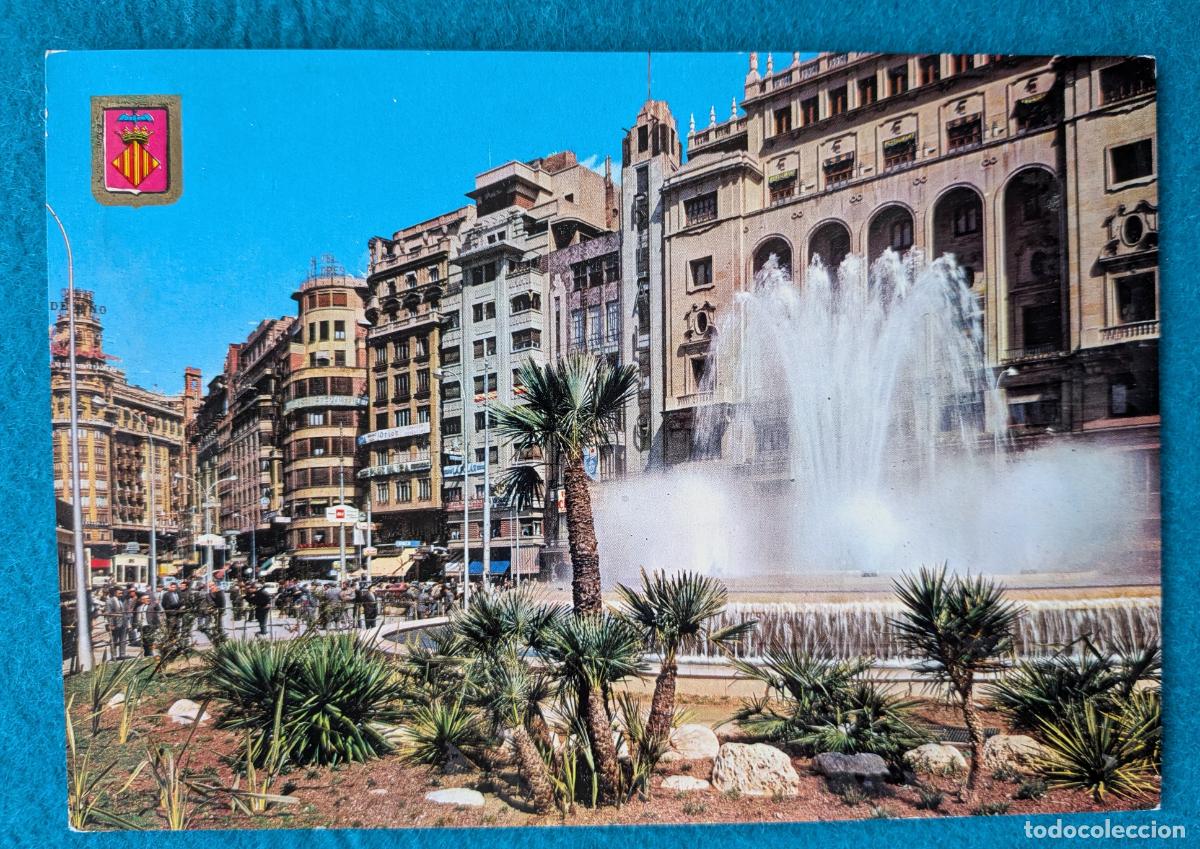 Postales: RW POSTAL VALENCIA PLAZA DEL CAUDILLO FUENTE MONUMENTAL P1872