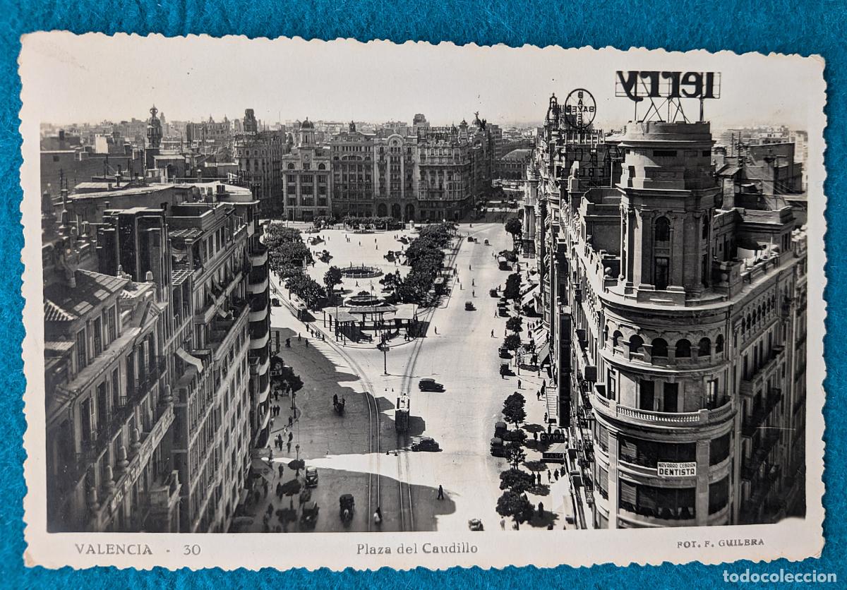 Postales: RW POSTAL VALENCIA PLAZA DEL CAUDILLO P1876