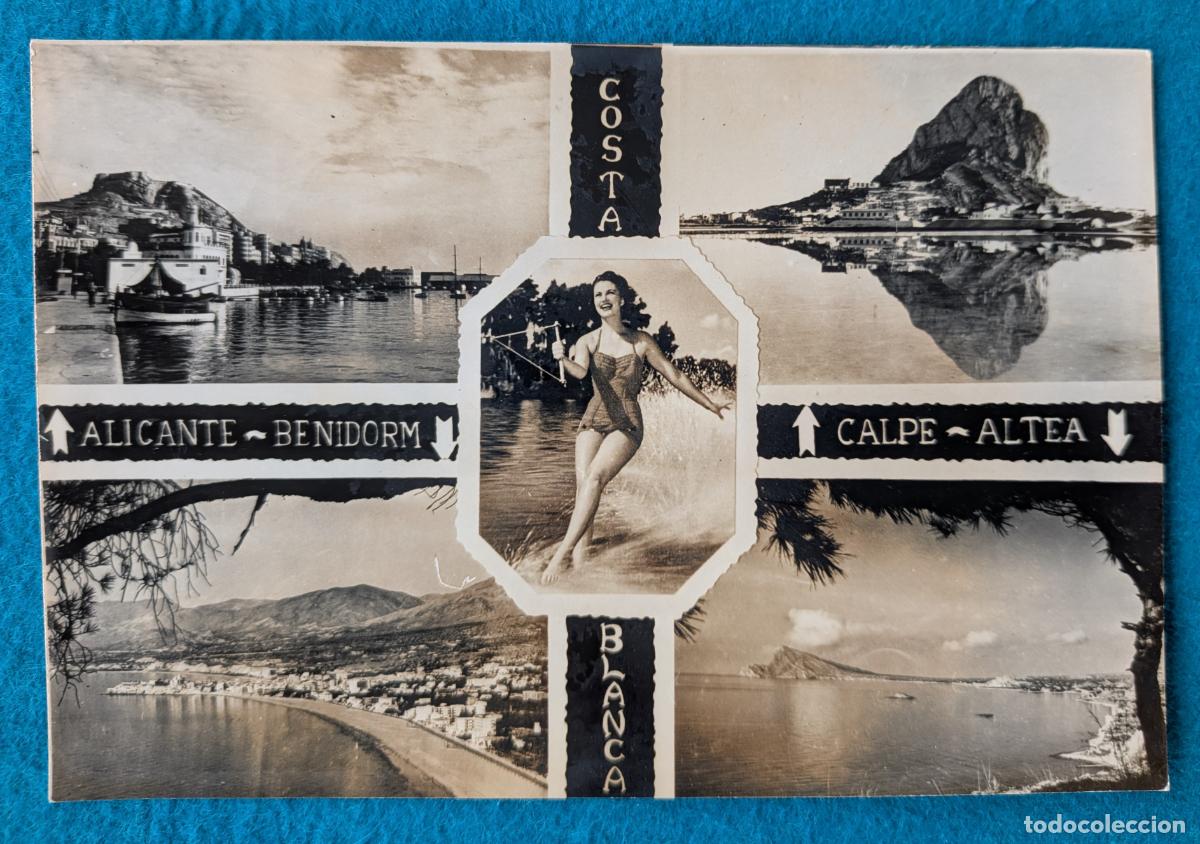 Postales: RW POSTAL 5 VISTAS ALICANTE BENIDORM CALPE ALTEA COSTA BLANCA P1908
