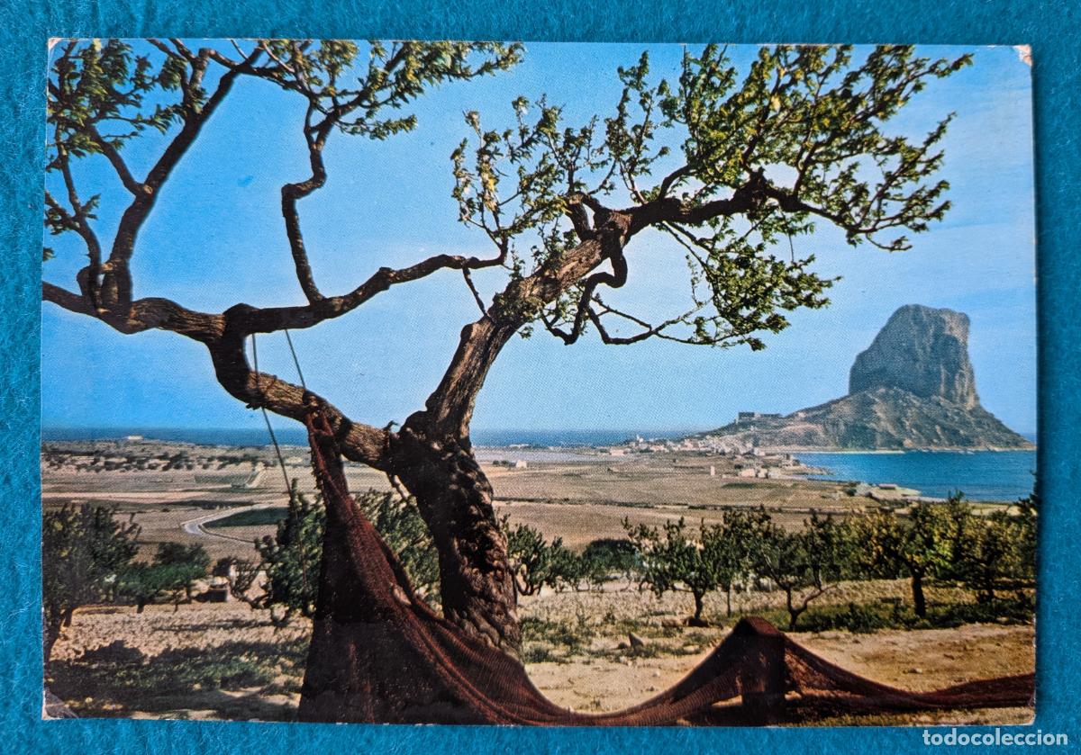 Postales: RW POSTAL ALICANTE PE&Ntilde;ON DE IFACH VISTA GENERAL DEL PE&Ntilde;ON P1910