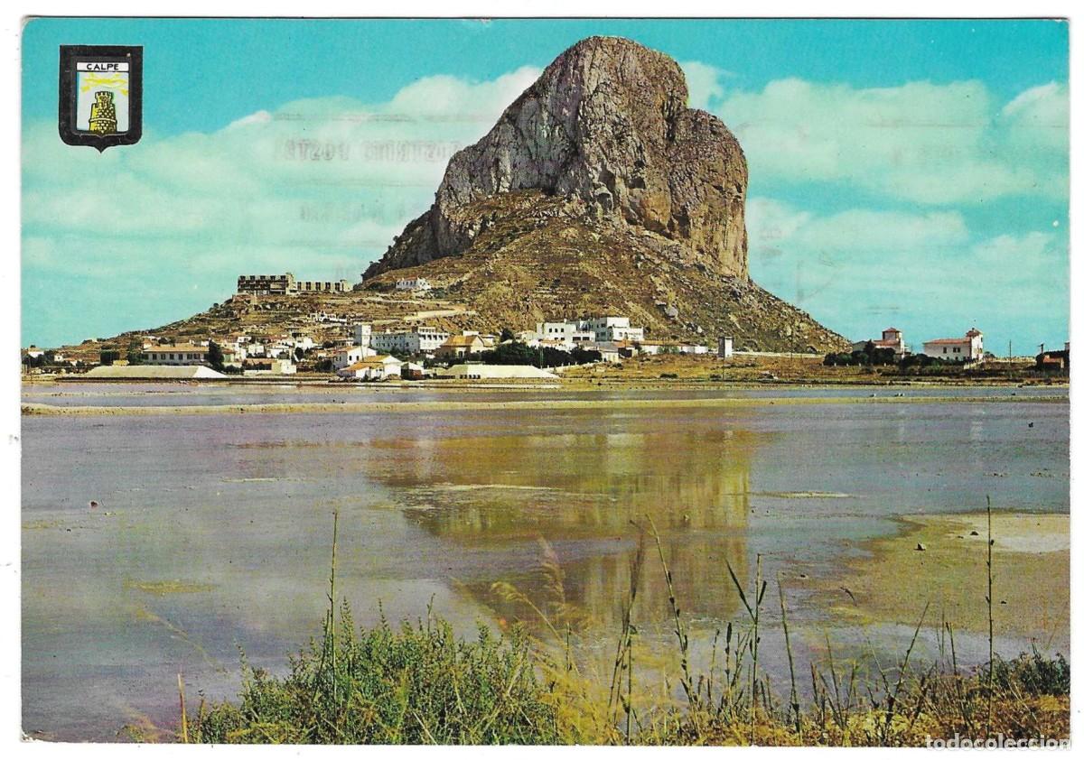 Postales: Postal Calpe. Alicante. Pe&ntilde;&oacute;n de Ifach y Salinas. ref. 7-alicante49