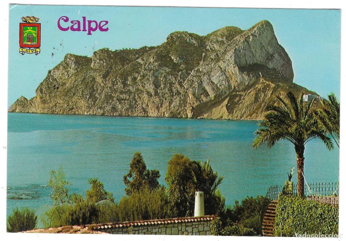 Postales: Postal Calpe. Alicante. Vista del Pe&ntilde;&oacute;n de Ifach. ref. 7-alicante51