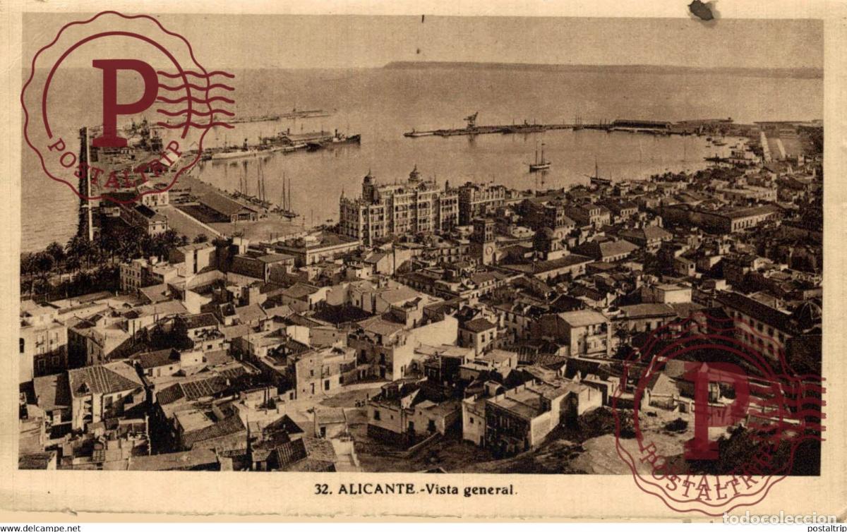 Postales: ALICANTE. VISTA GENERAL.