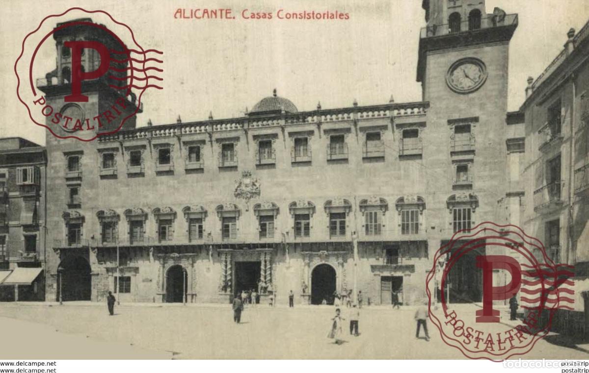 Postales: ALICANTE. CASAS CONSISTORIALES