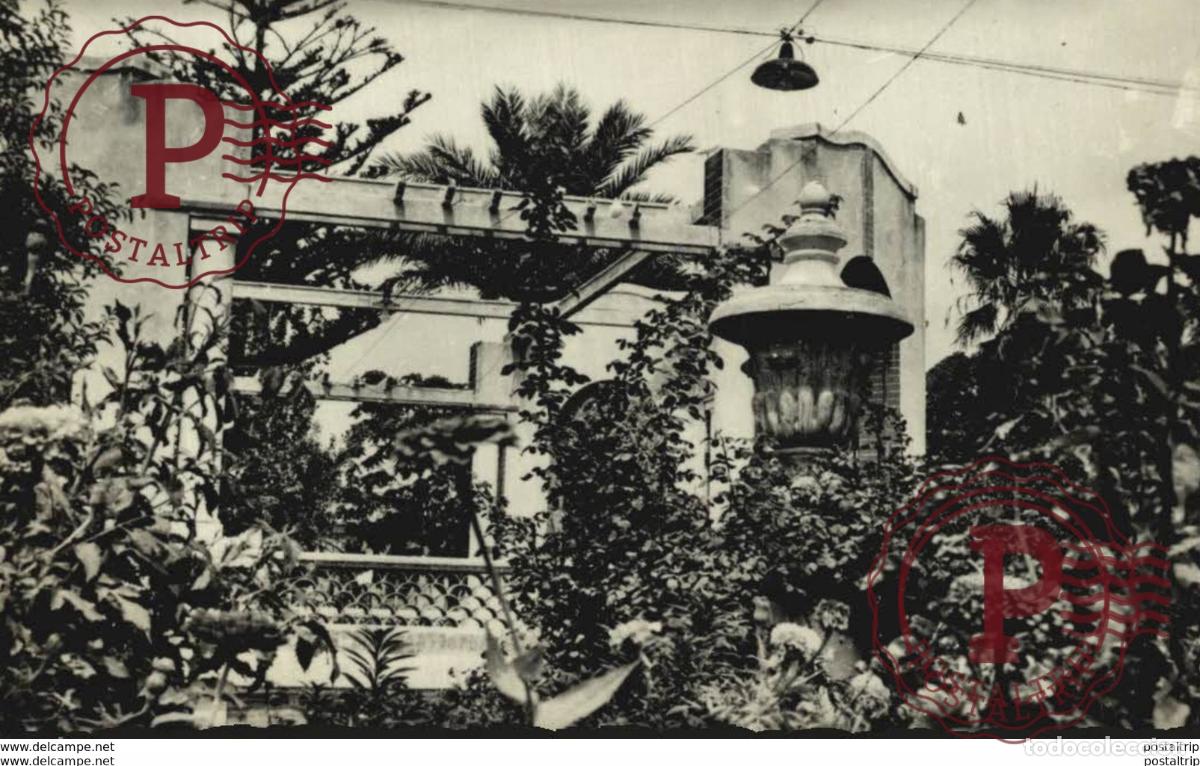 Postales: ALICANTE. NOVELDA. DETALLE DEL JARDIN Y KIOSKO DE LA MUSICA