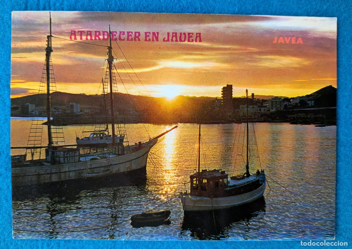 Postales: RW POSTAL JAVEA ALICANTE PUESTA DE SOL P1918