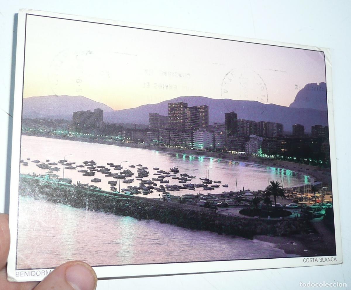 Postales: Postal Costa Blanca Benidorm. (Murillo y Prado AG-7). Circulada en 1988.