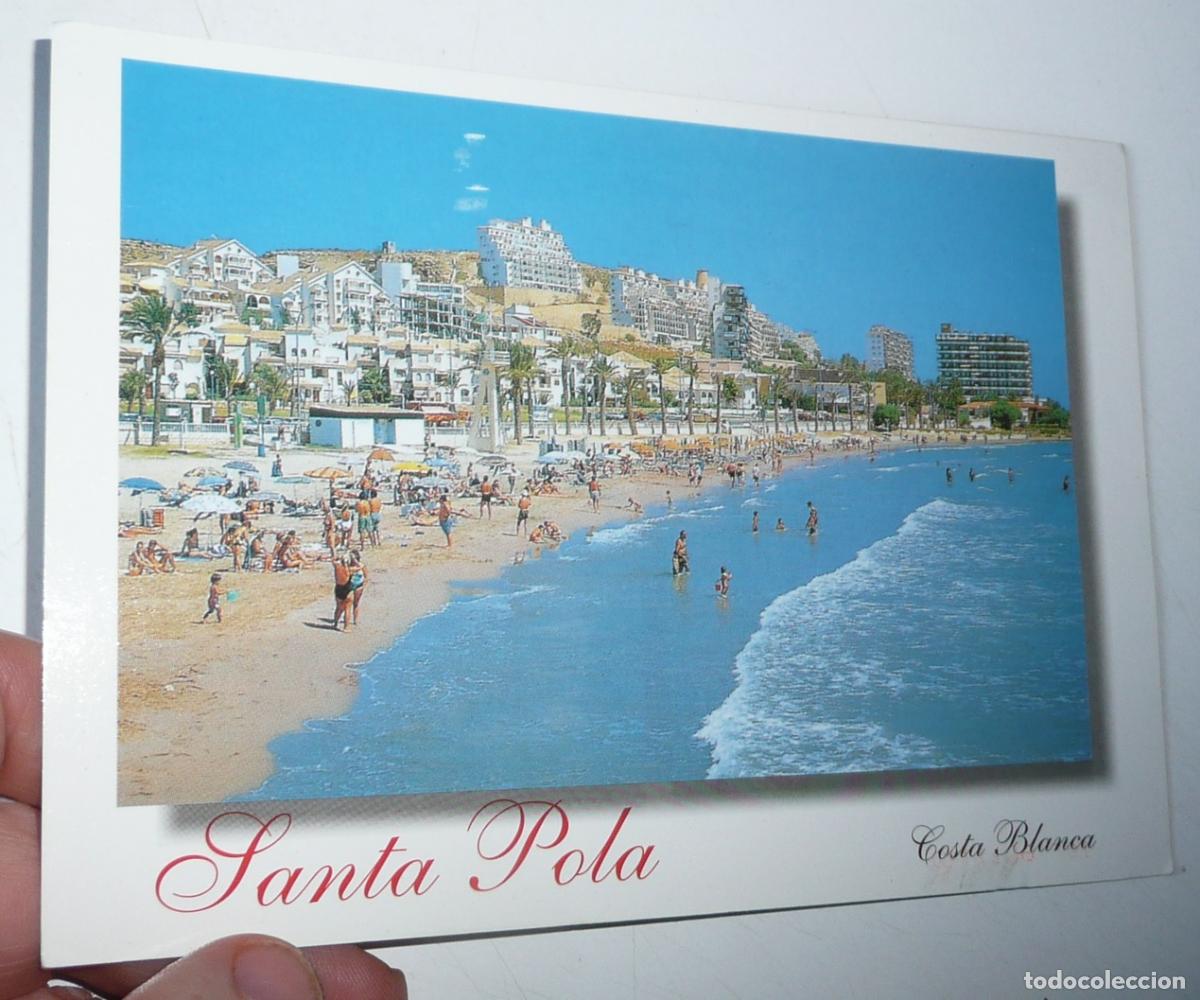 Postales: Postal Costa Blanca Santa Pola Playa del Varadero. Circulada en 2007.