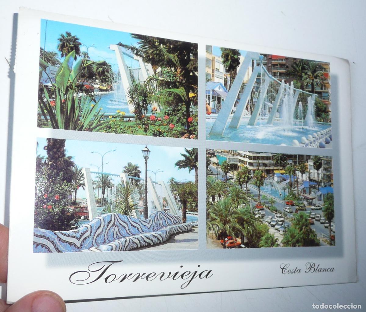 Postales: Postal Costa Blanca Torrevieja. Fuentes art&iacute;sticas, Waldo Calero. Circulada en 2000.