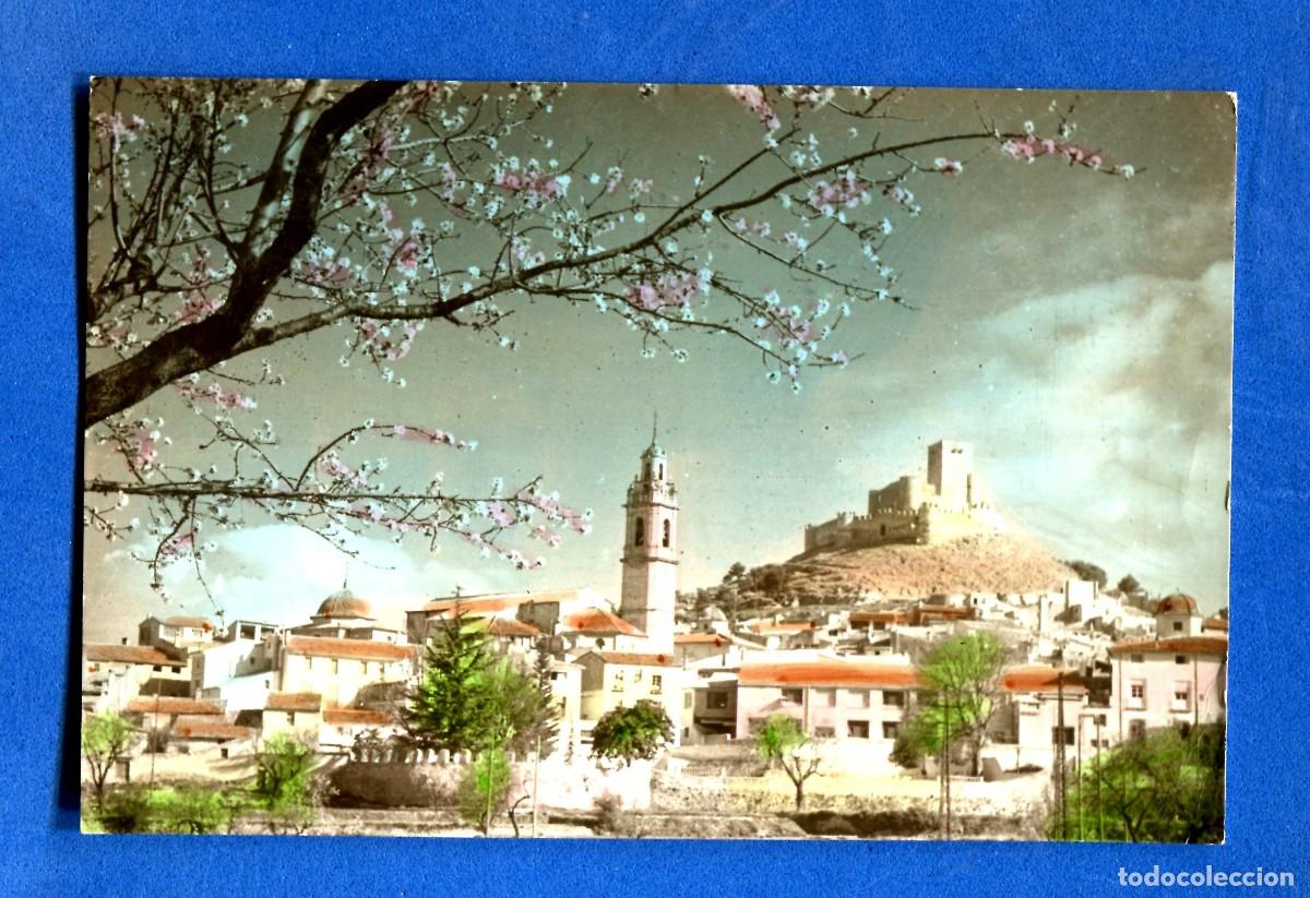 Postales: POSTAL CIRCULADA BIAR ALICANTE VISTA GENERAL EDITA F.A SANTA FE