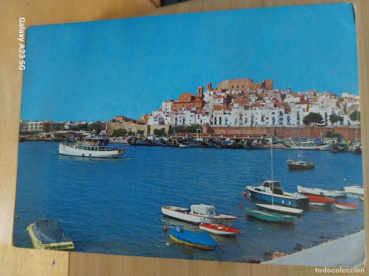 Postales: PE&Ntilde;ISCOLA COSTA AZAHAR A&Ntilde;O 1978 PUERTO ED KOLORHAM CS 6491 BARCAS