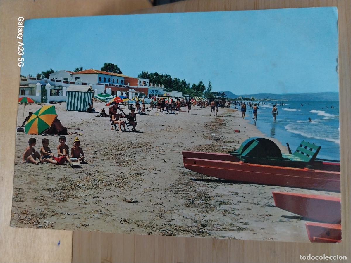 Postales: DENIA PLAYA MARINAS HOTEL LAS ARENAS ED GARRABELLA 13 ESCRITA ANIMADA BARCAS