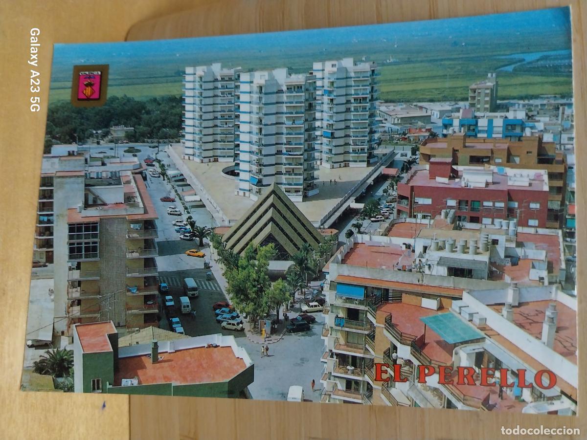 Postales: PERELLO CAMPOS DE ARROZ FONDO ED FISA 10 CIRCULADA A&Ntilde;OS 80 70