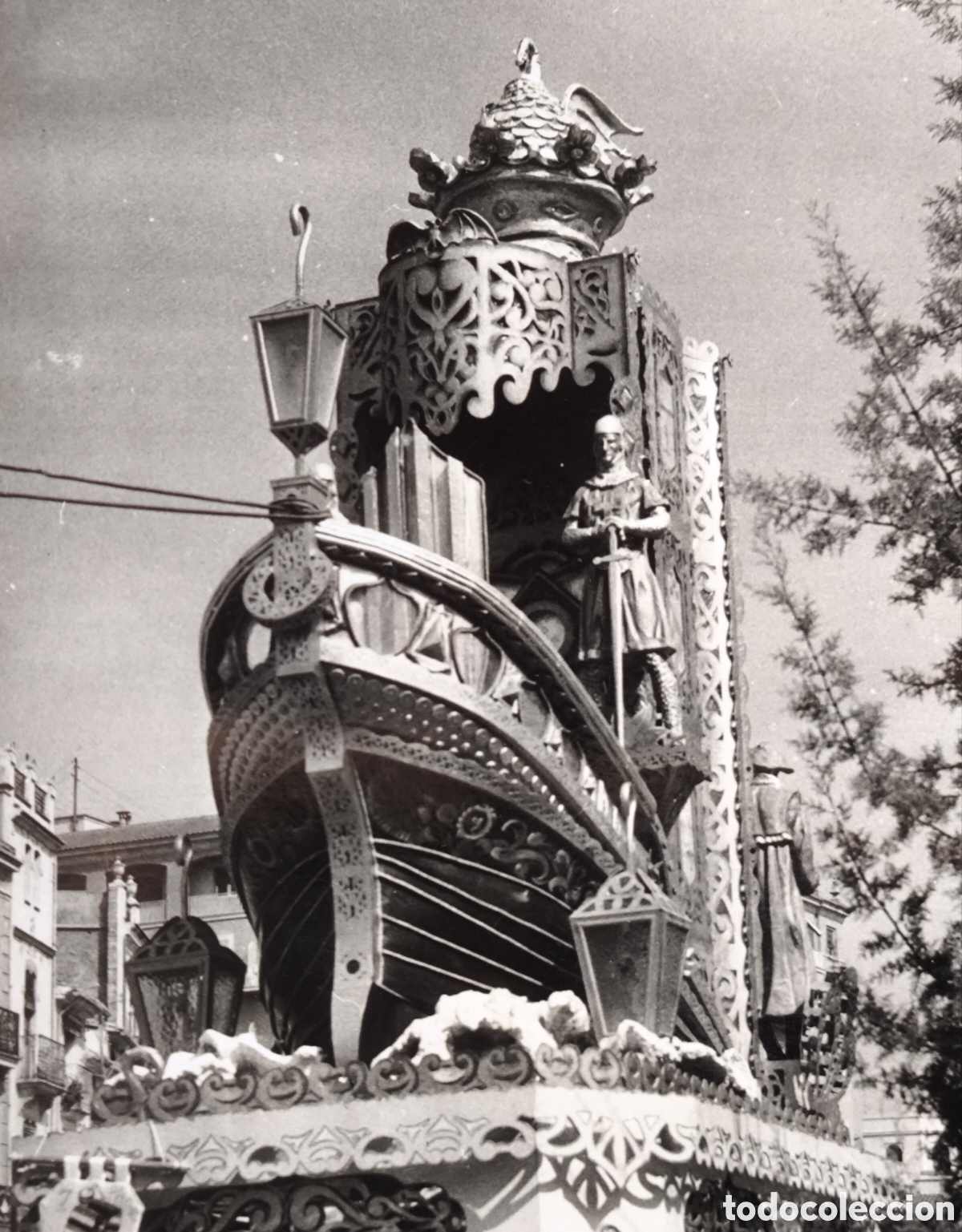 Postales: CASTELL&Oacute; FIRA I FESTES MAGDALENA CARROSSA POSTAL FOTOGR&Aacute;FICA FOTOGRAF&Iacute;A CUY&Aacute;S C. 1955