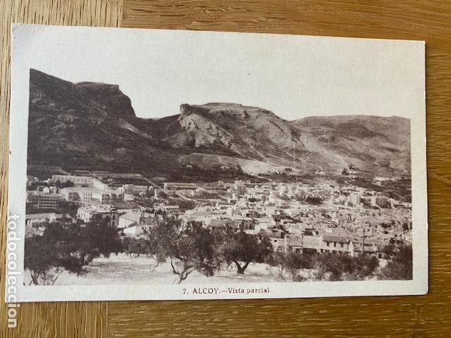 Postales: Alcoy. N&ordm; 7. Vista parcial. Sin editor. Escrita en dorso