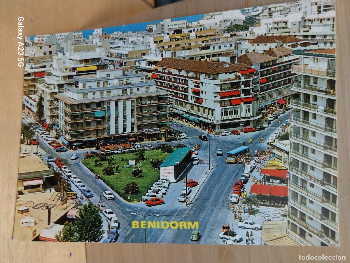 Postales: BENIDORM RUECK 816 CIRUCLADA A&Ntilde;OS 70 60 COCHES CLASICOS TOMBOLA PRO GUARDERIA