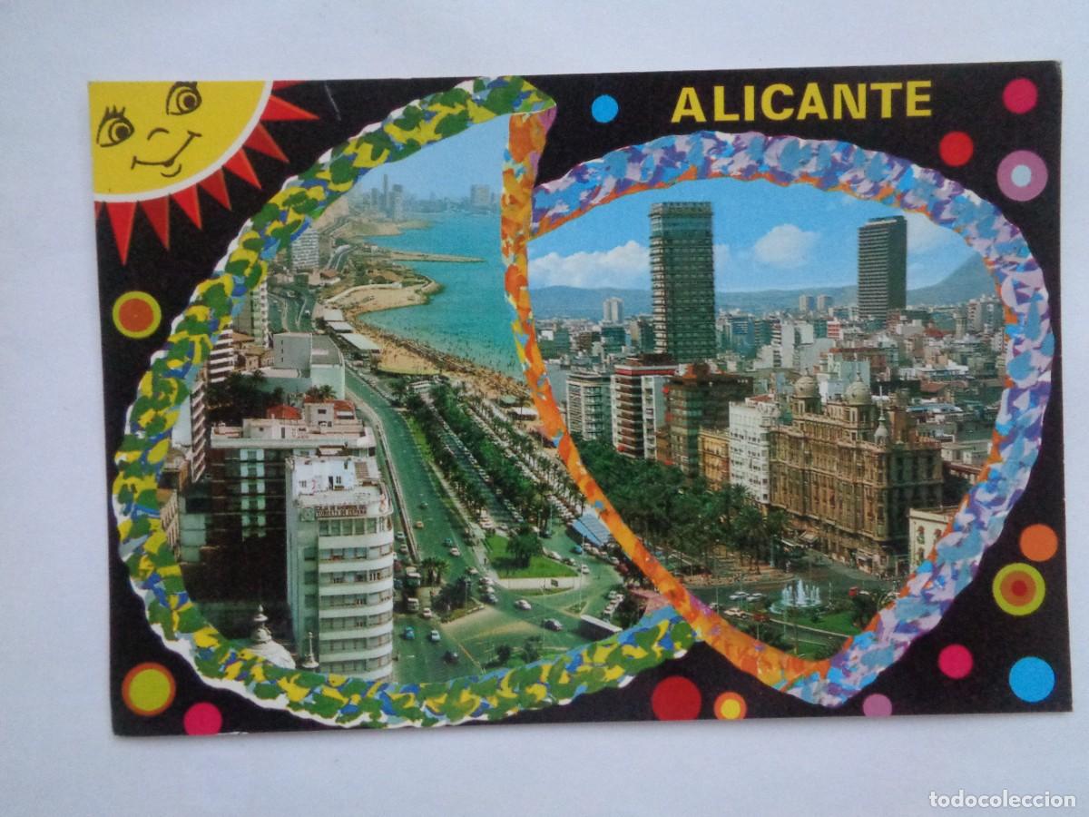 Postales: POSTAL DE ALICANTE : BELLEZAS DE LA CIUDAD . A&Ntilde;OS 70