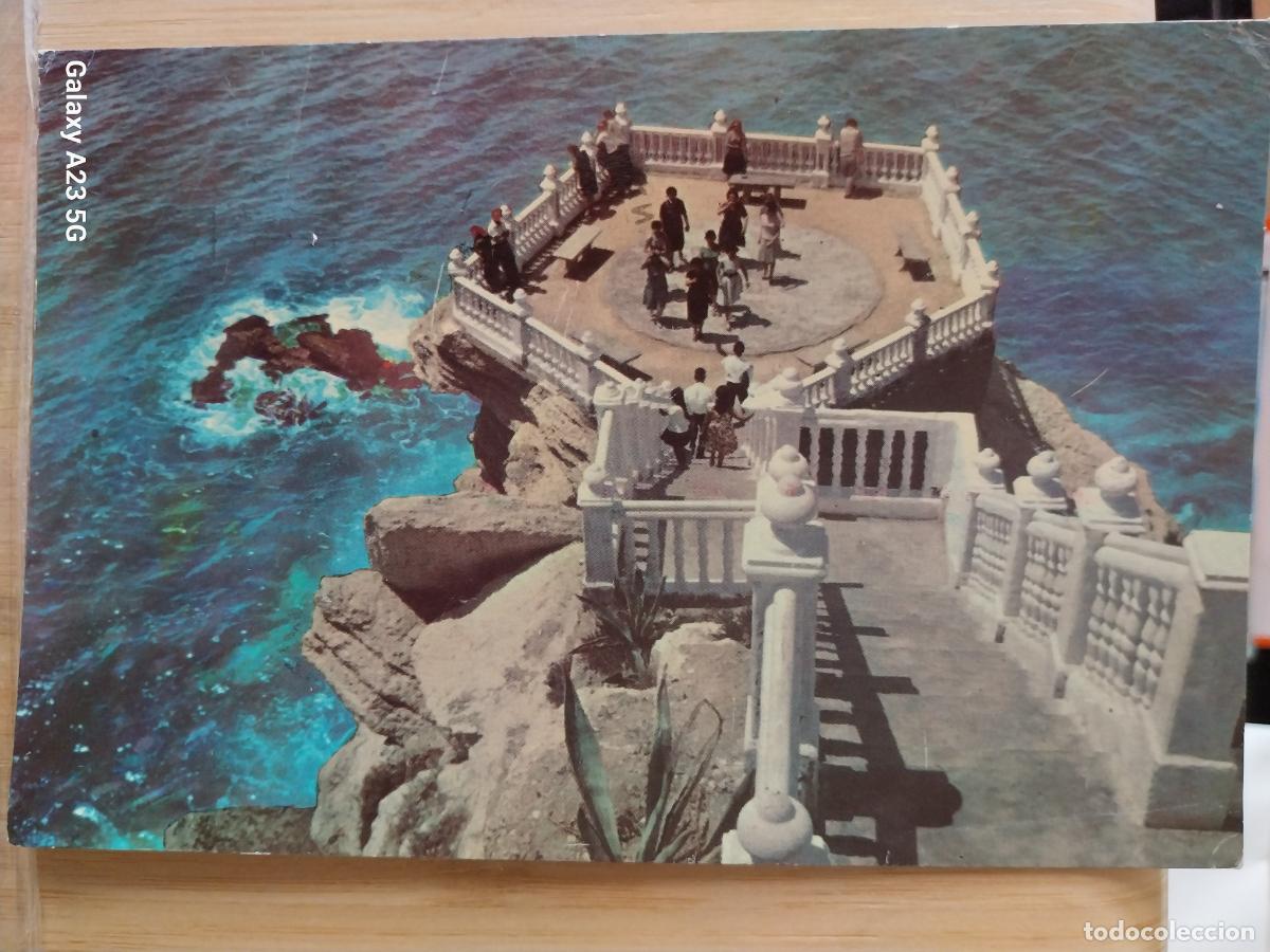 Postales: BENIDORM TORREON DEL CASTILLO ED HNOS GALIANA 17 CIRCULADA A&Ntilde;O 1961 ANIMADA