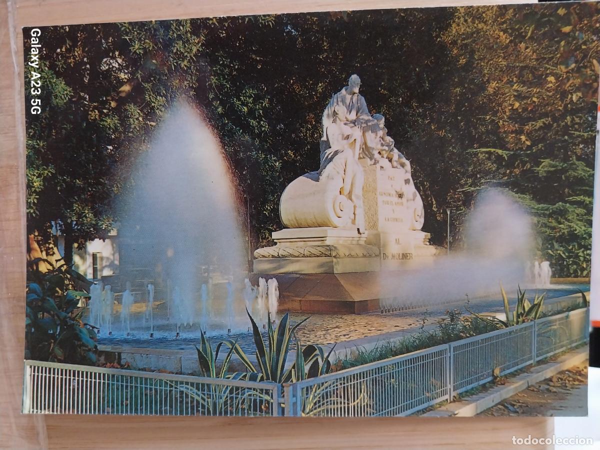 Postales: MOLINER MONUMENTO VALENCIA ED ARRIBAS 204 CIRCULADA A&Ntilde;O 1976 FUENTE