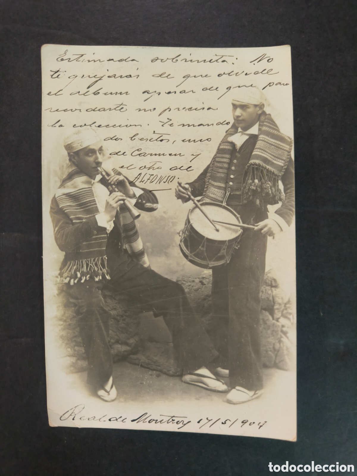 Postales: Postal antigua Valencia, circulada en 1904.