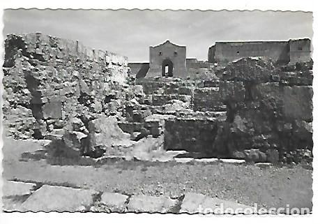 Postales: PUERTA DE ALMENARA Y RUINAS DEL CASTILLO.- SAGUNTO