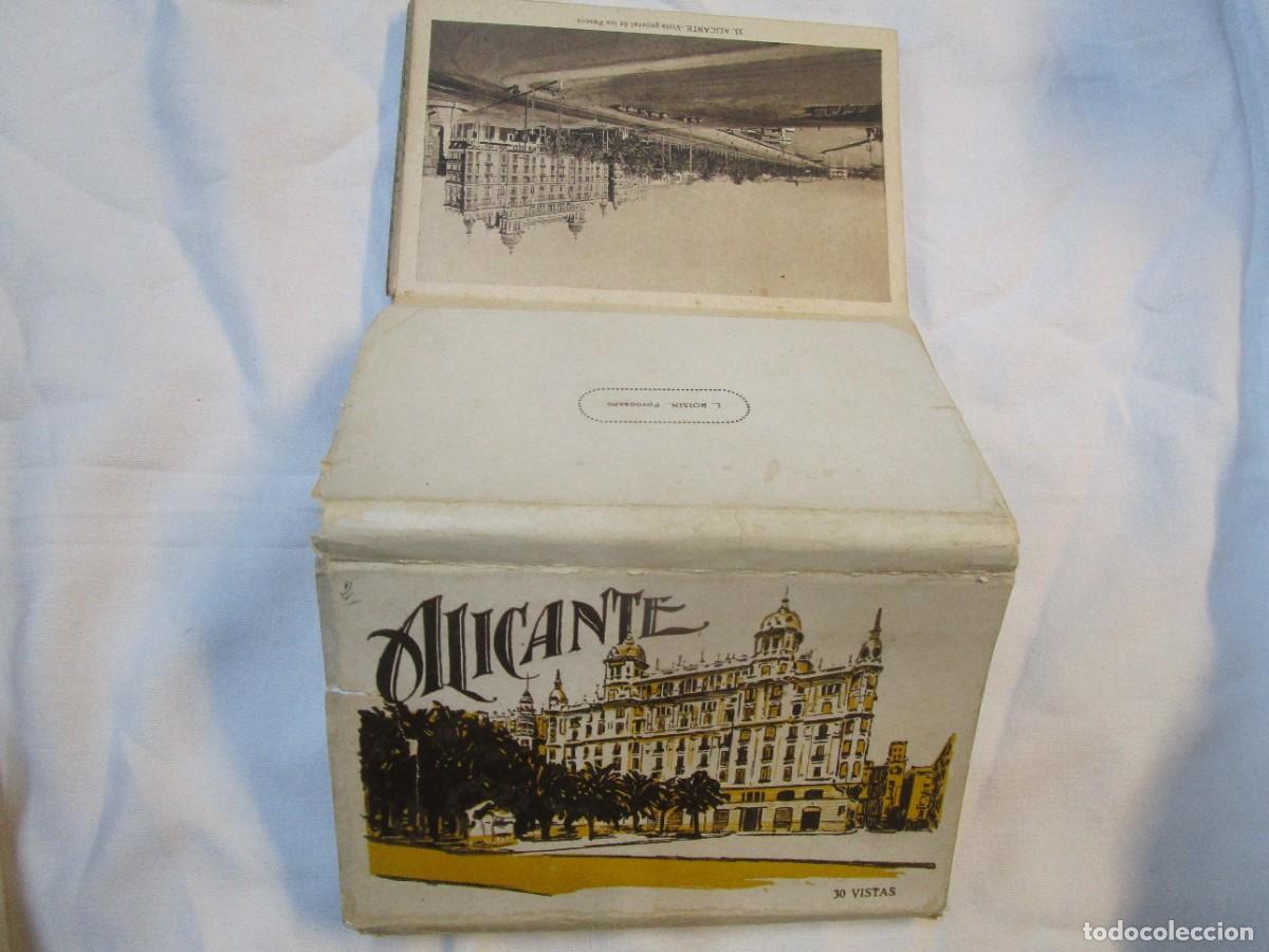 Postales: ALICANTE - TIRA ACORDEON 30 POSTALES VISTAS NUMERADAS - DE ROISIN Y EN SEPIA - BUENA CONSERVACION.