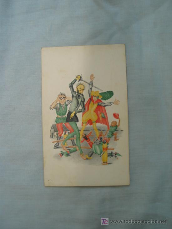 Postales: TARJETA POSTAL DON QUIJOTE DE LA MANCHA - Foto 1