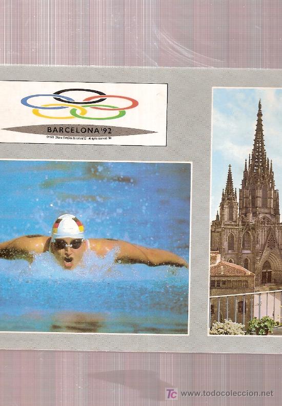 Postales: Barcelona 92. Natacion. - Foto 1