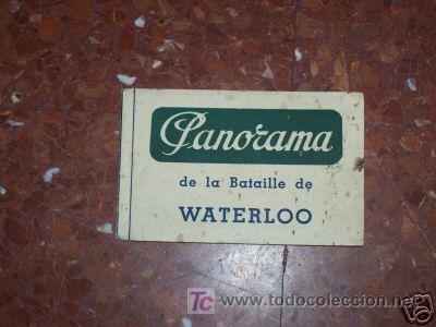 Postales: ANTIGUO LIBRILLO DE POSTALES REFERENTE A LA GUERRA DE WATERLOO - Foto 1