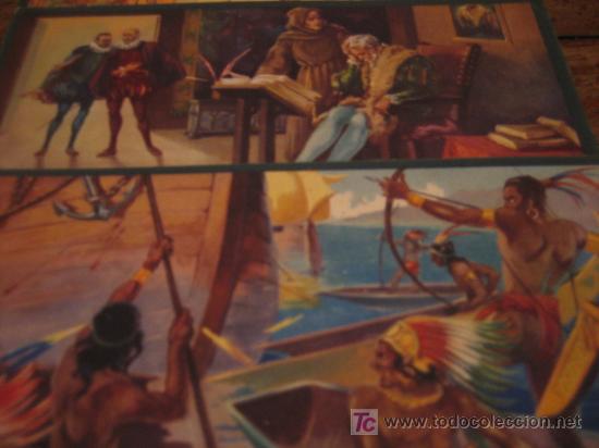Postales: HERNAN CORTES COLECION DE 10  CROMOS - Foto 5