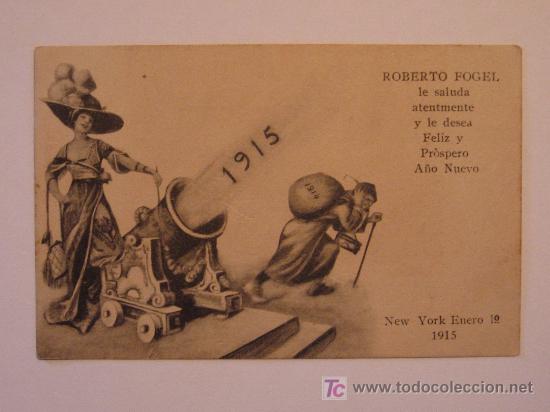 Postales: FELICITACION 1915 - Foto 1