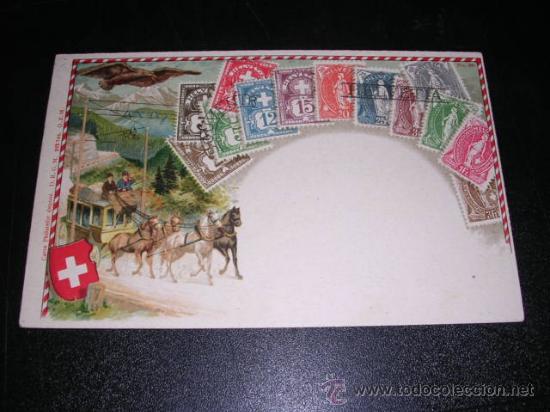 Postales: SUISSE - SELLOS - Foto 1