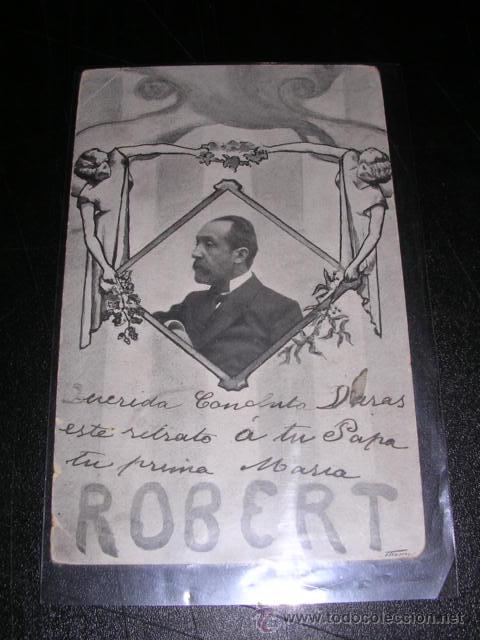 Postales: POSTAL CONMEMORATIVA AL DR. ROBERT - Foto 1