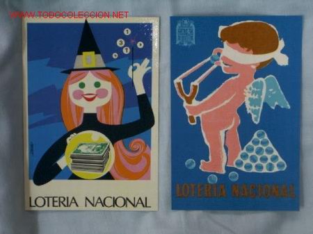 Postales: TARJETA POSTAL LOTERIA - Foto 1