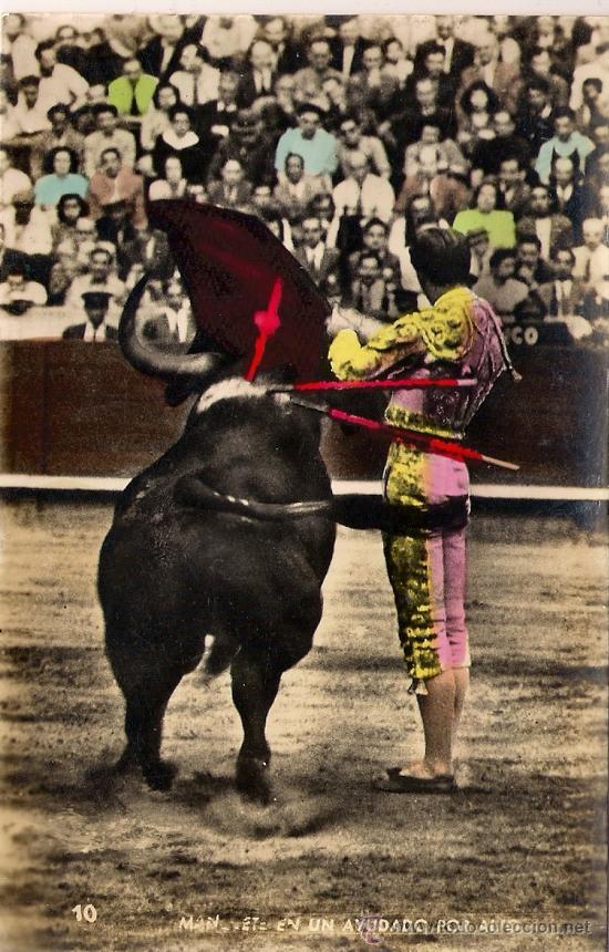 Postales: POSTAL DE TOROS. ( MANOLETE) - Foto 1