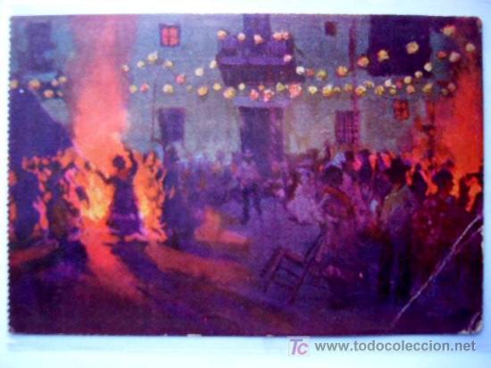 Postales: POSTAL LA VERBENA DE SAN JUAN.  M. BERTUCHI - Foto 1