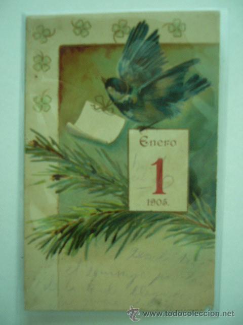 Postales: POSTAL 1 DE ENERO DE 1905. CIRCULADA. - Foto 1