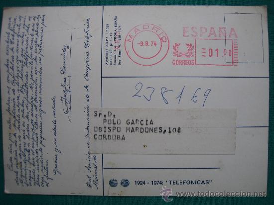 Postales: Postal de telefonicas - Foto 2