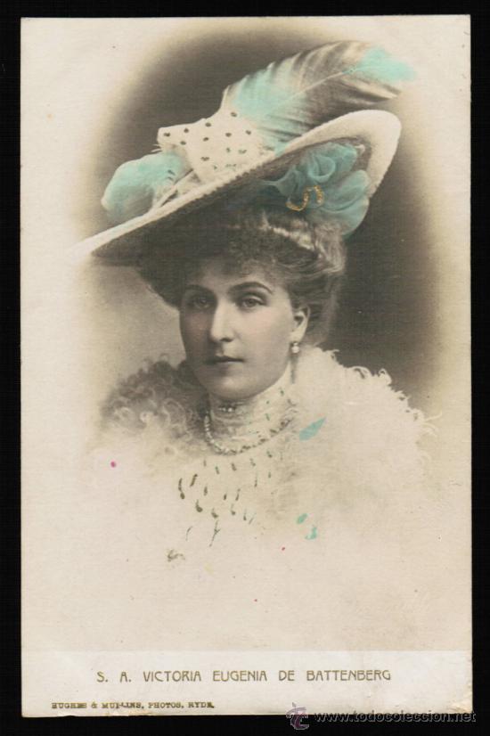 Postales: POSTAL S.A.VICTORIA EUGENIA DE BATTENBERG - Foto 1