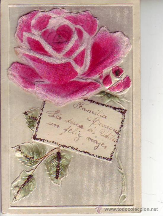 Postales: Rosa en relieve - Foto 1