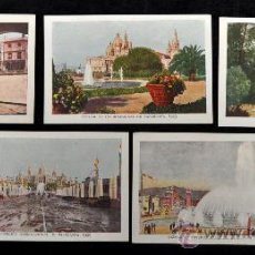 Postales: LOTE 5 POSTALES DE LA EXPOSICIÓN INTERNACIONAL DE BARCELONA, 1929. EXCELENTE ESTADO. Lote 34371331