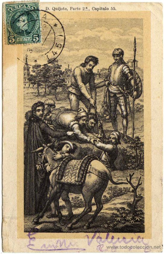 Postales: RARISIMA POSTAL - DON QUIJOTE - PARTE 2&ordf;. - CAPITULO 55 - Foto 1