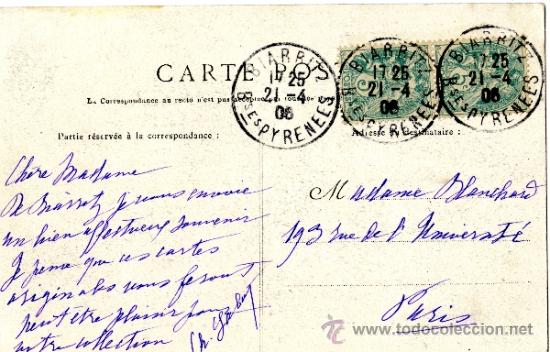 Postales: Los reyes de Espa&ntilde;a en coche en Biarritz - Foto 2